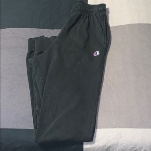 Men’s Champion black joggers